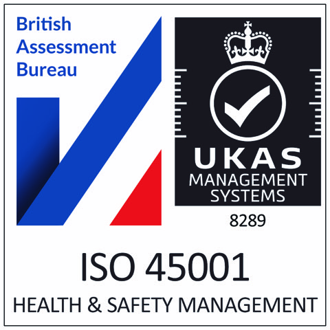 ISO 45001 certifciation badge