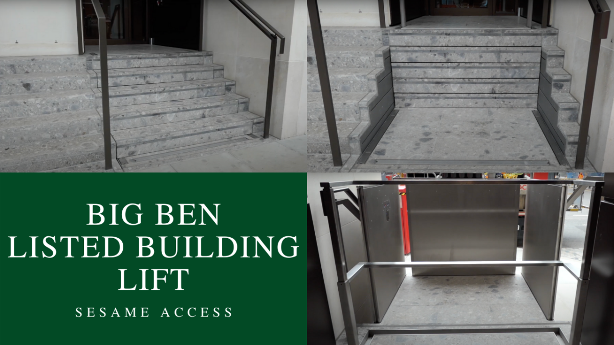 Big ben listed building lift
